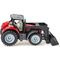 Traktor Massey Ferguson z przednią ładowarką model metalowy SIKU S1484